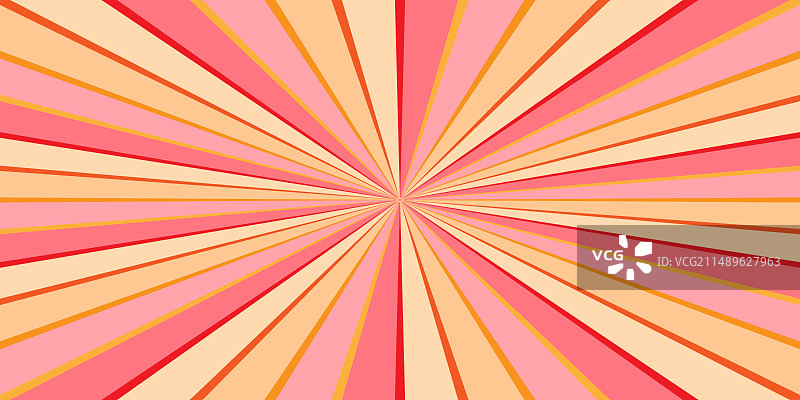 鲜艳的太阳光芒几何射线背景图片素材