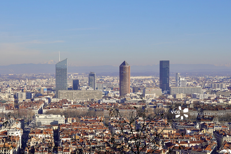 里昂城景图片素材