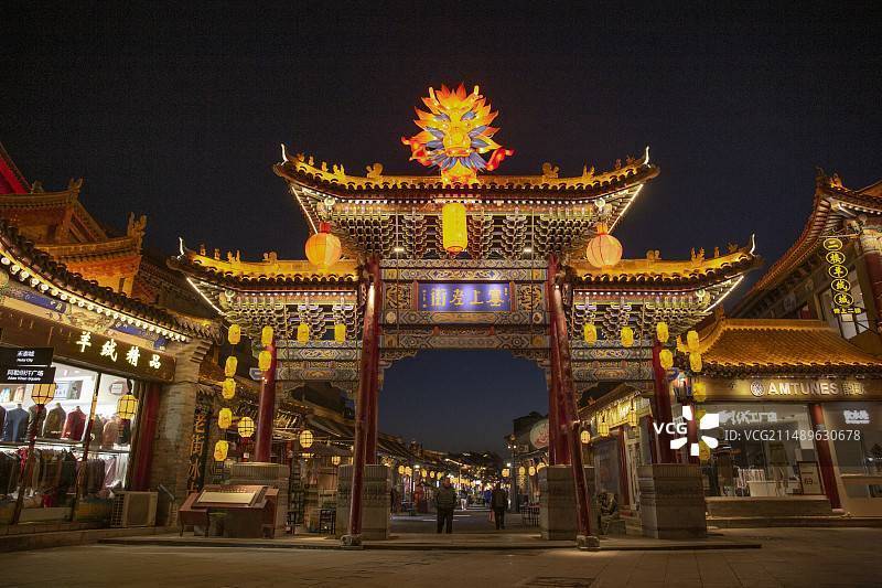 塞上老街图片素材