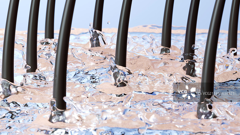 洗发水去屑头皮屑修护洗发护发图片素材