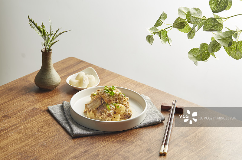 诱人美味的美食菜肴 十香醉小排图片素材