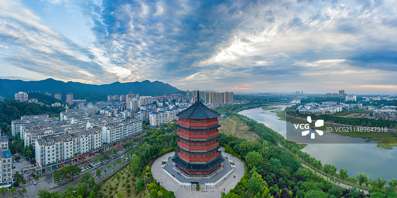 信阳市茗阳阁图片素材