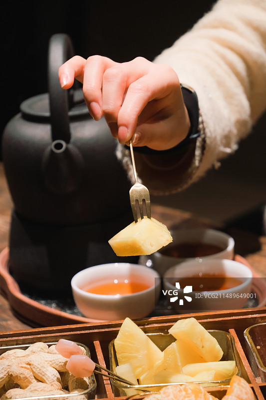 新中式茶馆茶文化展示茶席布置白茶寿眉静物摄影多视角素材组图图片素材