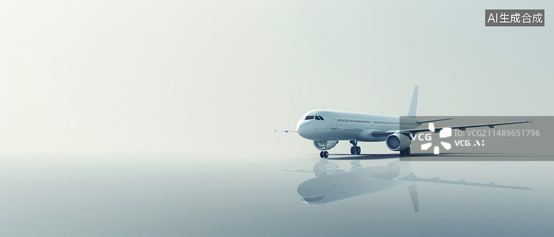 【AI数字艺术】3D飞机背景图片素材