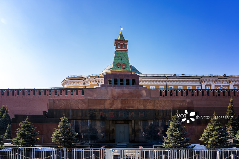 俄罗斯莫斯科红场列宁墓图片素材