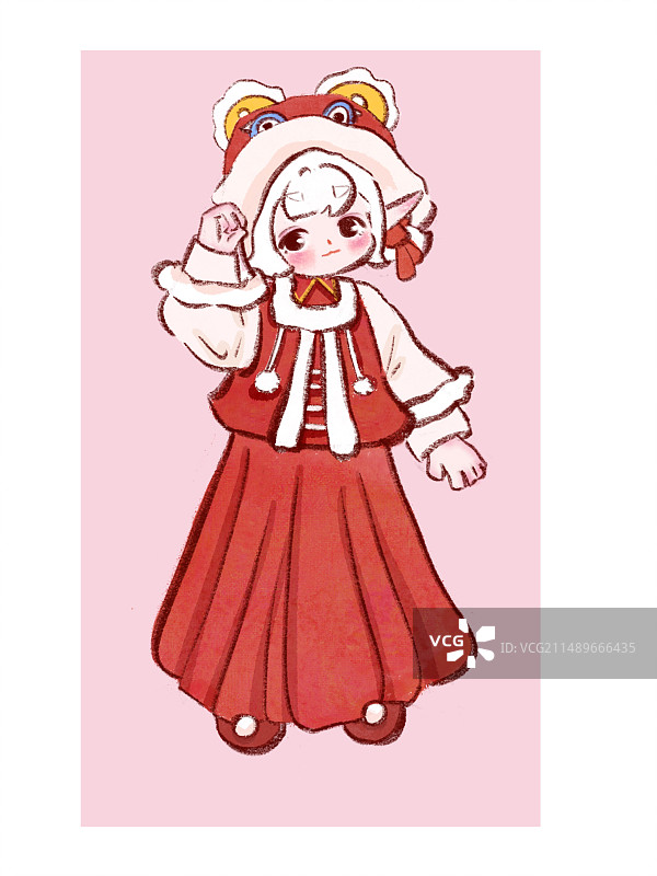 国风少女图片素材