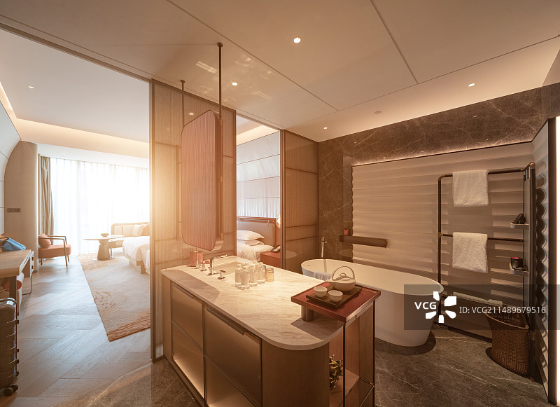 酒店盥洗间室内装饰图片素材