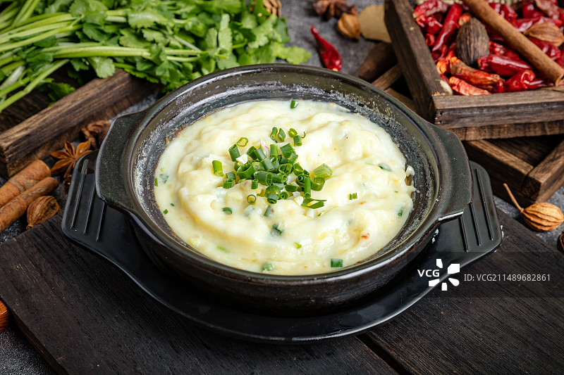 砂锅土豆泥图片素材