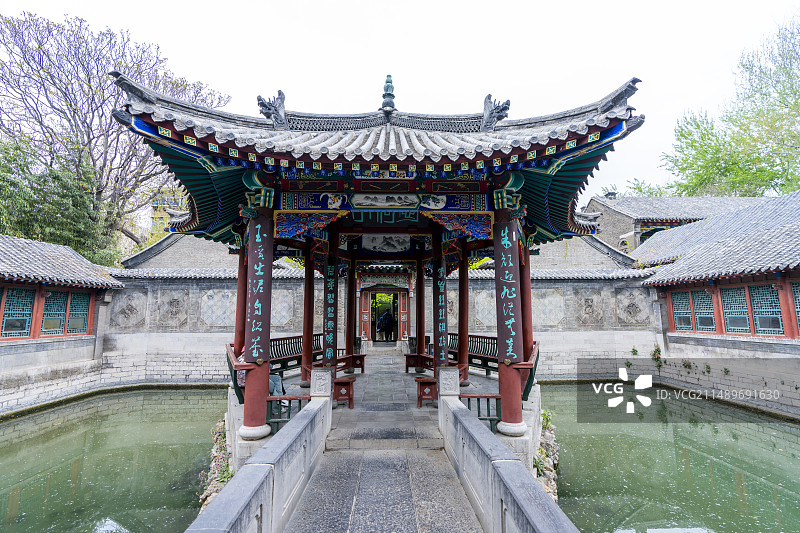 趵突泉 万竹园图片素材