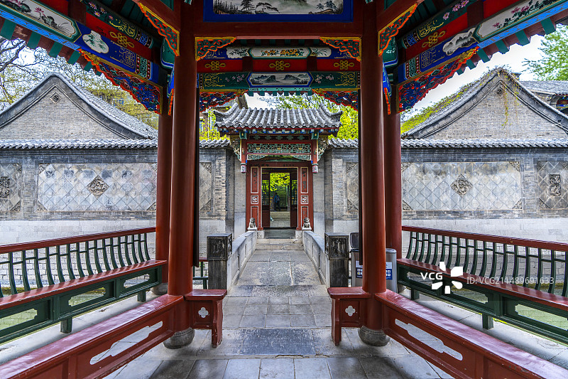 趵突泉 万竹园图片素材