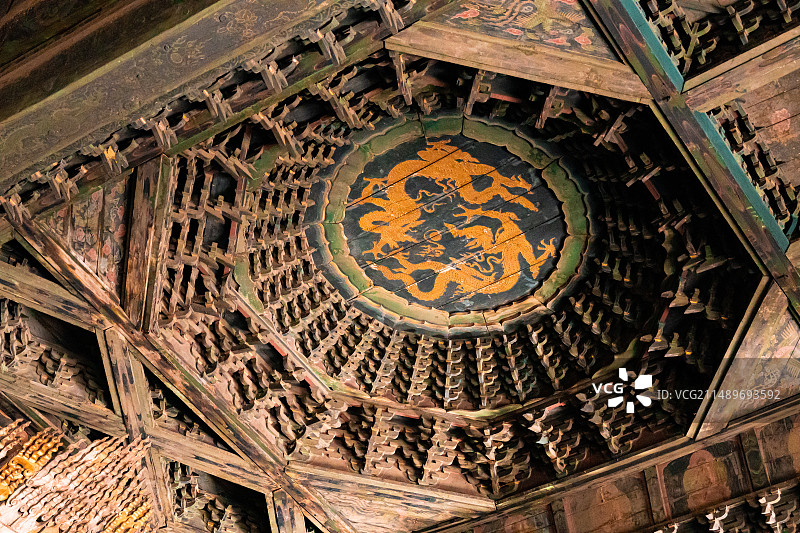 山西大同古善化寺图片素材