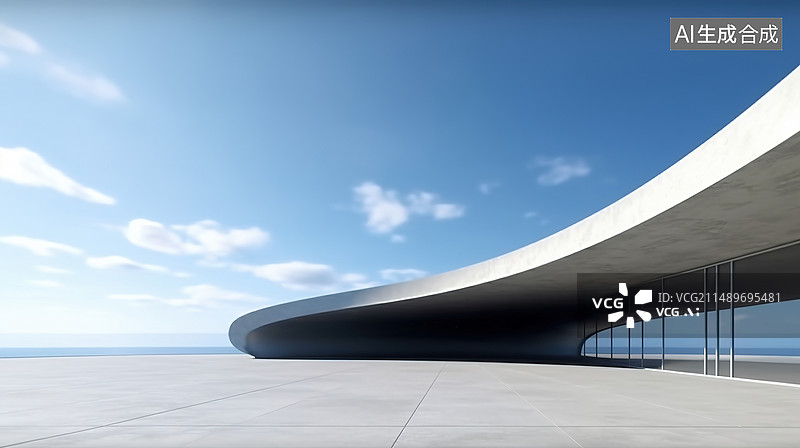 【AI数字艺术】AI生成的插图建筑图片素材