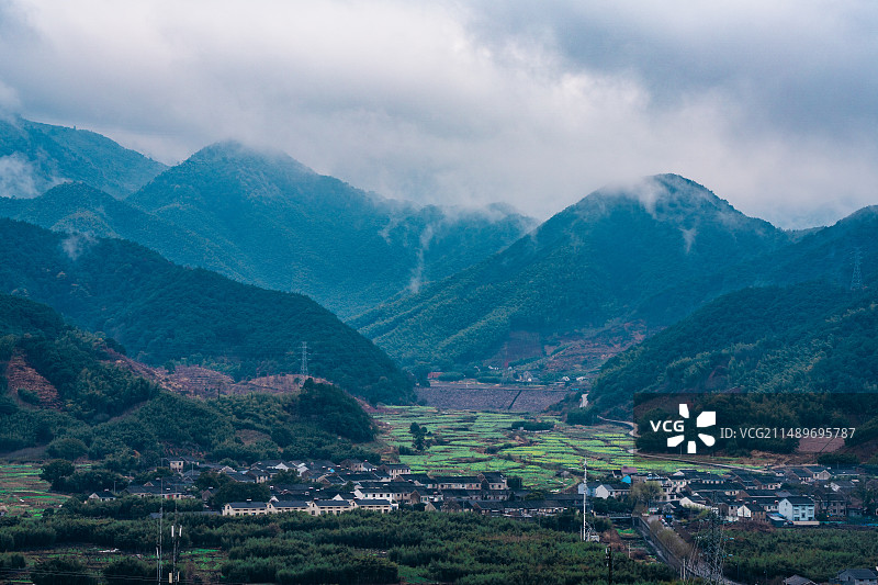浙江宁波梅花谷图片素材