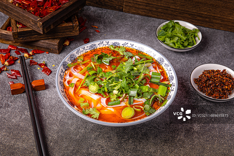 羊肉汤素米皮图片素材