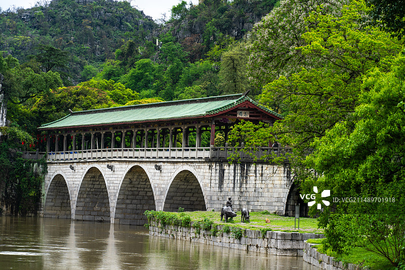 最美人间四月天之桂林七星公园图片素材