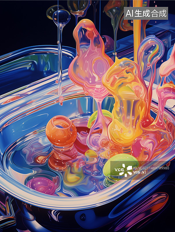 【AI数字艺术】塑料 洗洁精  水龙头  玩具图片素材