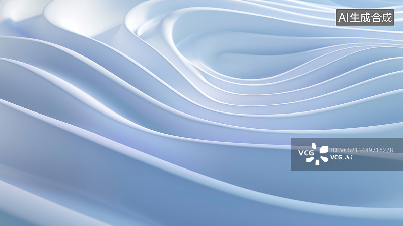 【AI数字艺术】白色等高线背景图片素材