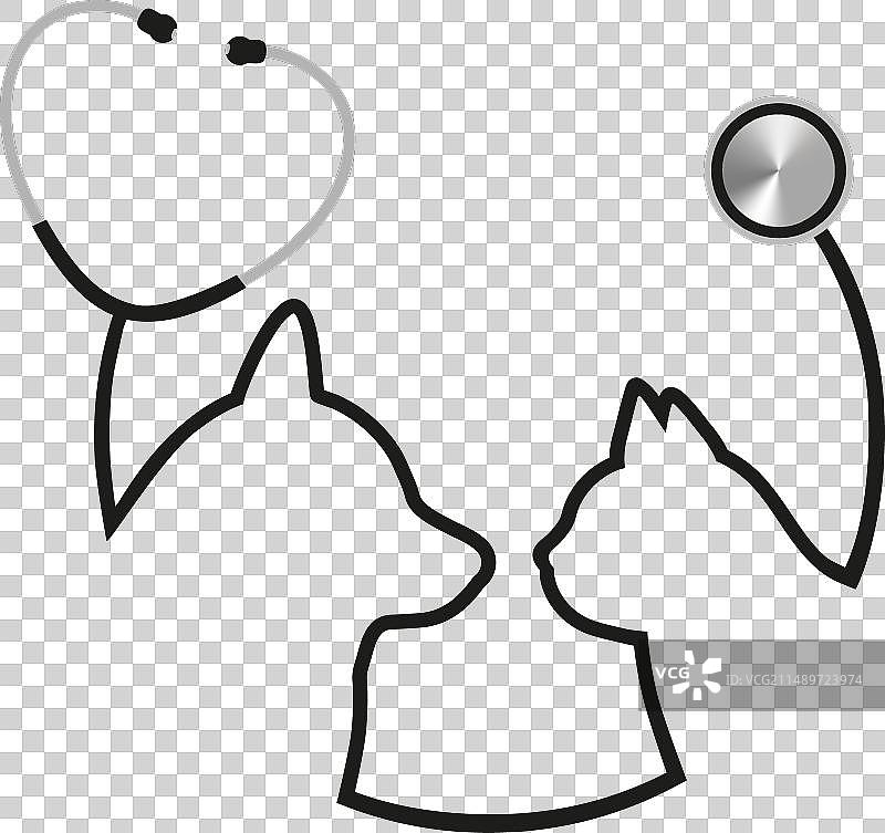 兽医诊所标志图片素材