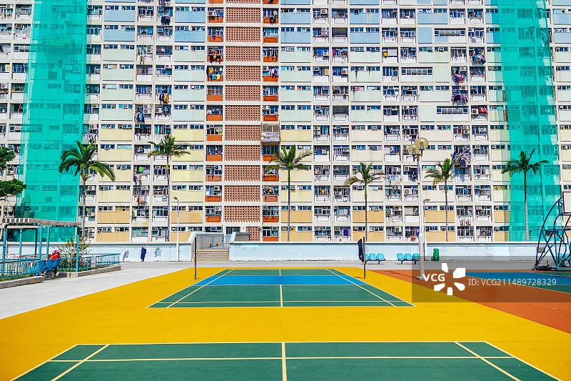 HONGKONG香港彩虹墙彩虹坉网红旅行旅游打卡地图片素材