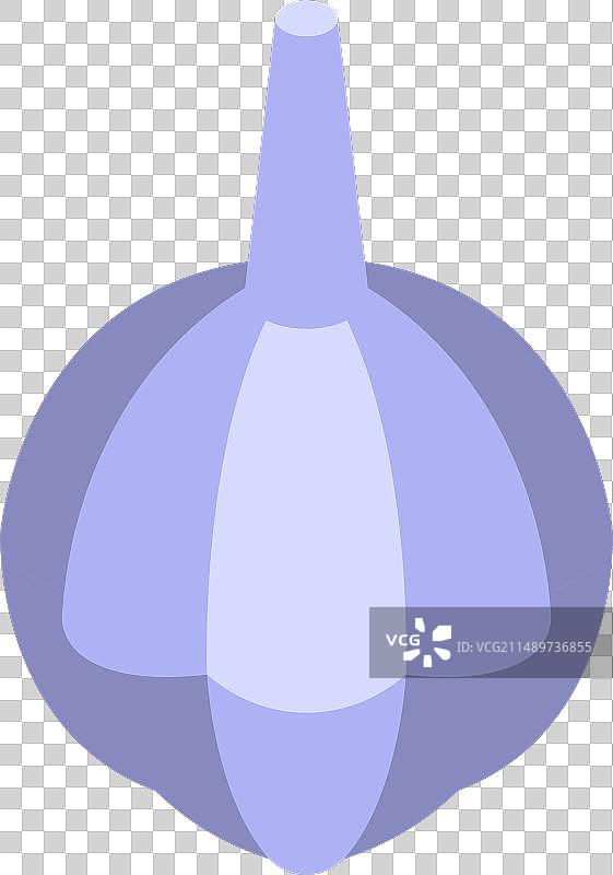 大蒜图标：2.5D风格菜肴图片素材