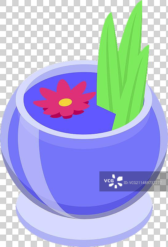 派对酒精饮品玻璃杯2.5D图标图片素材