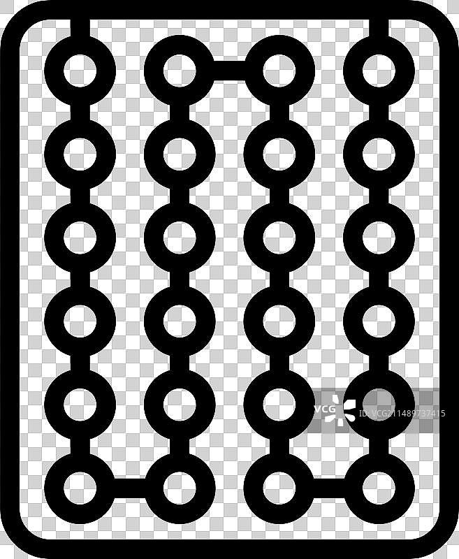 女性避孕药具轮廓图标图片素材