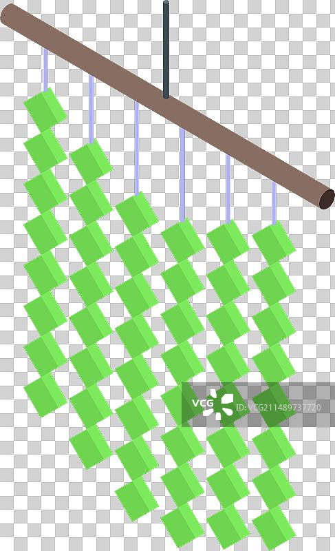 旋律风铃图标2.5D图片素材