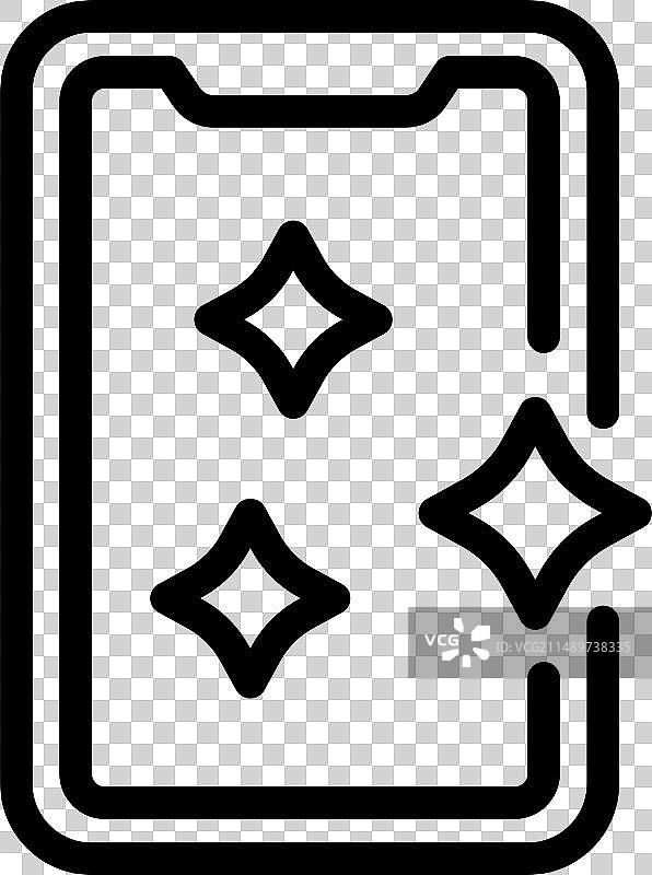 新型手机玻璃图标图片素材