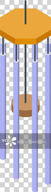 部落风铃2.5D图标图片素材