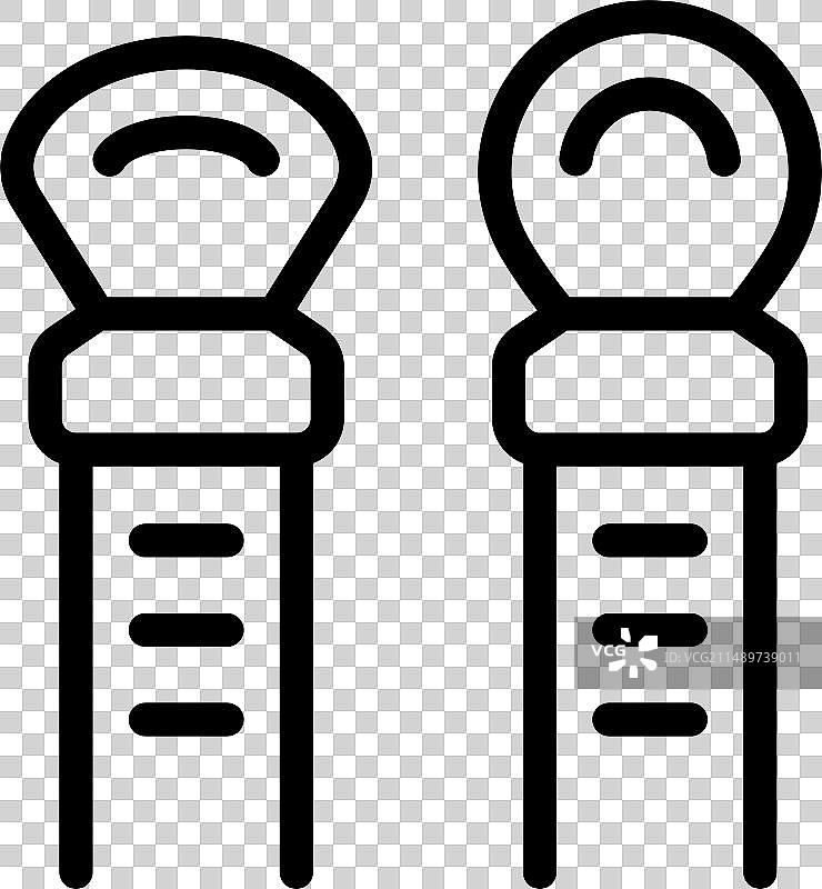 专业眉刷线稿图标图片素材