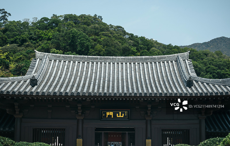 HONGKONG香港佛教圣地 志莲净苑  南莲园池  旅游网红打卡拍摄地图片素材