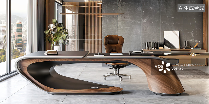 【AI数字艺术】现代豪华风格的样板房内部餐厅图片素材