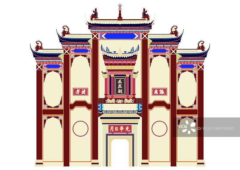 屈原祠 端午节 宜昌秭归图片素材