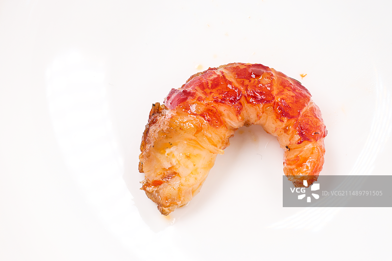 虾尾小龙虾剥壳虾肉图片素材