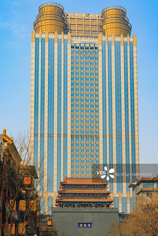 沈阳故宫，怀远门，古今之变图片素材