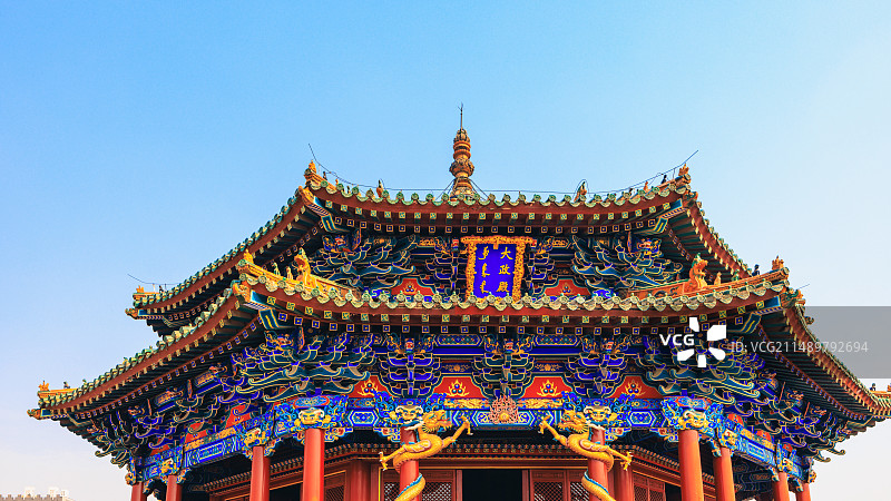 辽宁沈阳故宫大政殿图片素材