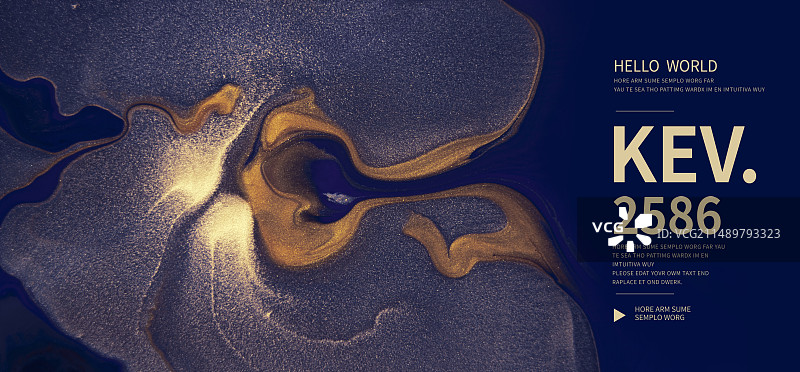 抽象流体艺术商业应用设计模板图片素材