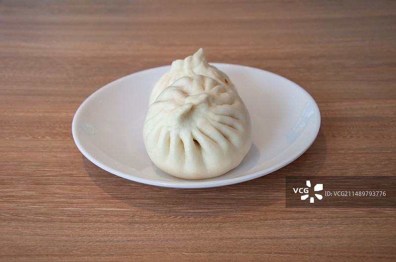 健康美味的早餐早点包子蒸包图片素材