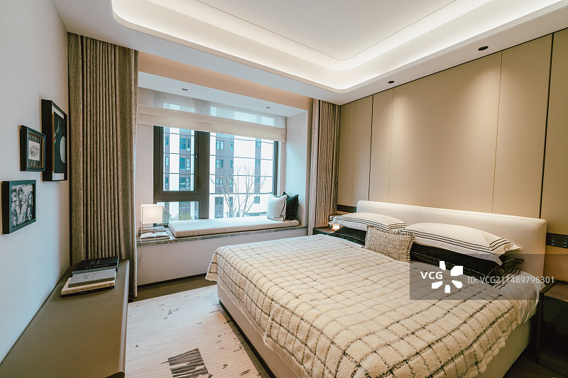 豪宅样板间卧室图片素材