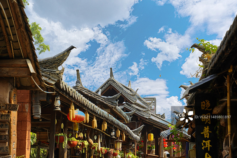 那柯里小镇，茶马古道起点。图片素材