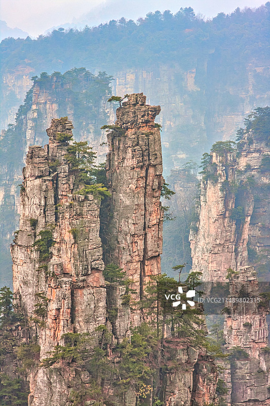张家界西海风光图片素材