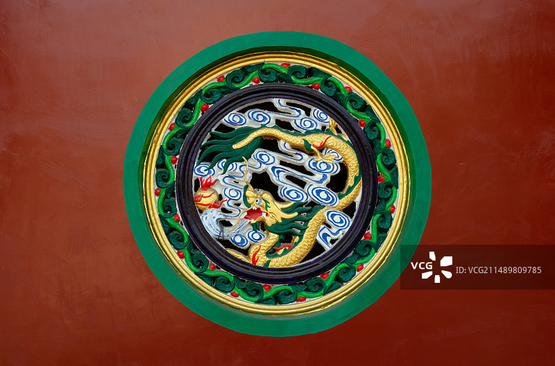 龙图腾彩绘图片素材