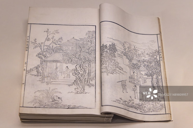 《西厢记》元 王实甫 著明凌濛初刻本 中国国家博物馆图片素材