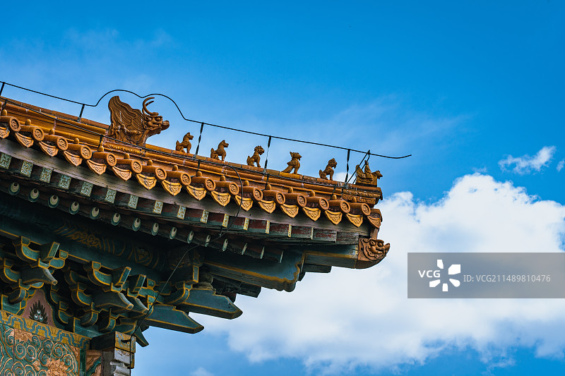 明十三陵明昭陵方城明楼建筑图片素材