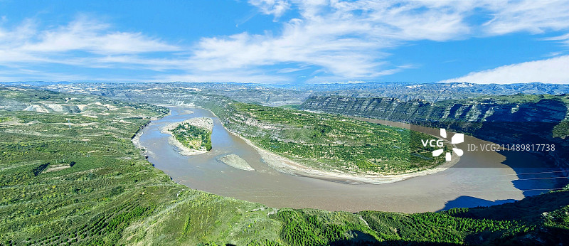 黄河乾坤湾图片素材