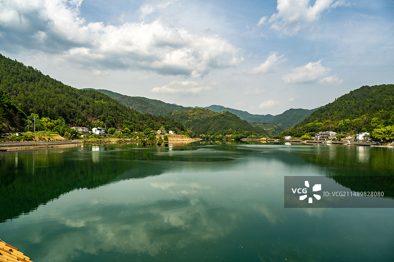 2023.4.15浙江温州市瓯江云和湖仙宫景区图片素材