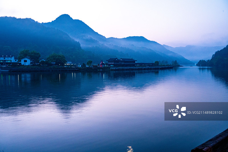 2023.4.15浙江温州市瓯江云和湖仙宫景区图片素材