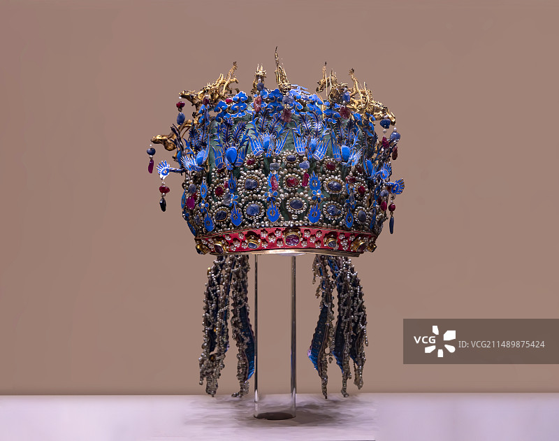 孝端皇后凤冠 明万历 1957年北京明定陵出土 中国国家博物馆图片素材