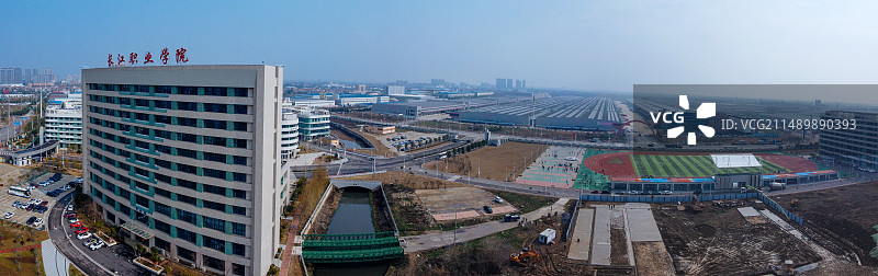 鄂州 武汉 葛仙楼 华容区 长江职业学院 电商大道图片素材