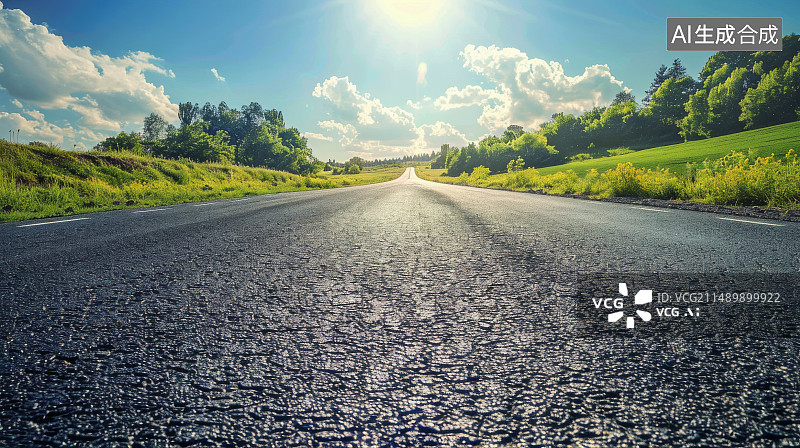 【AI数字艺术】农村道路乡村振兴图片素材